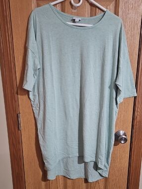 Light Mint Green Oversized Tee